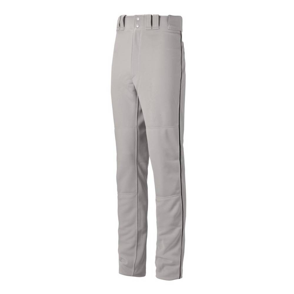 Pantalones Mizuno Premier Pro Piped G2 Hombre Gris/Negras España UCRP-45698